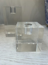 Load image into Gallery viewer, Square Crystal Candle Holder-NP
