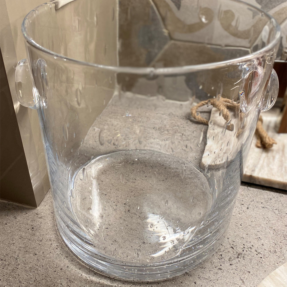 Glass Ice Bucket- HW