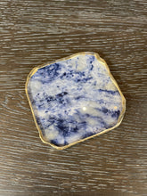 Load image into Gallery viewer, Agate Coaster/ Blue-WD
