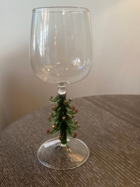 Tree Stem Wine Glass-HW