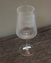 Load image into Gallery viewer, Fluted Textured Wine Glass-HW
