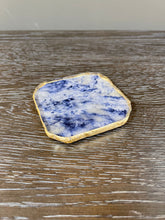 Load image into Gallery viewer, Agate Coaster/ Blue EA
