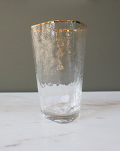 Load image into Gallery viewer, Gold Rim Highball Glass
