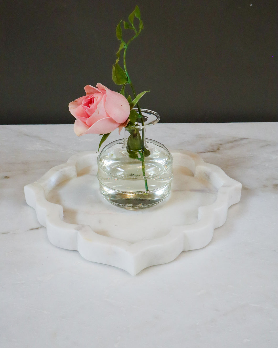Beaded Glass Vase