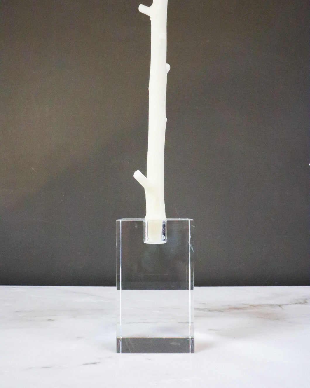 Glass Candle Holder, Rectangular