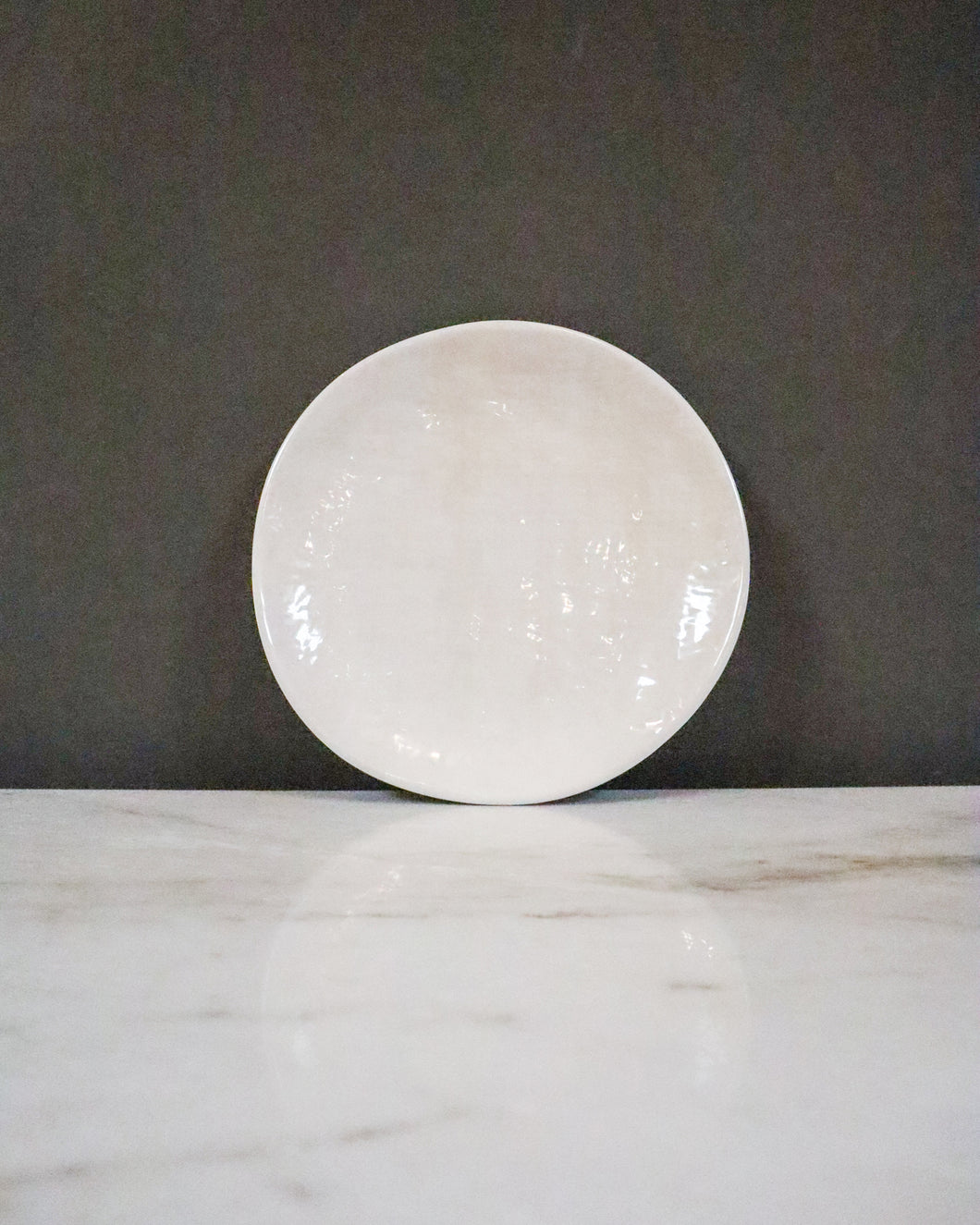 White Melamine Plate, Salad